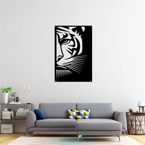 metal fabrication art tiger|Metal Tiger Head Art .